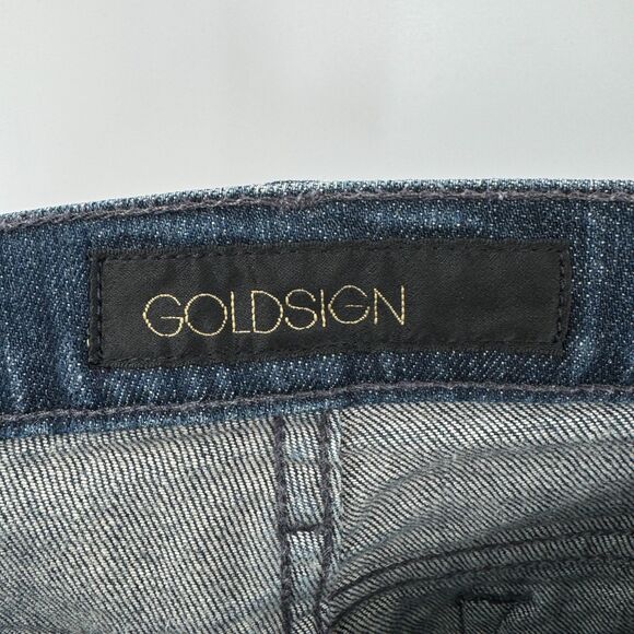 GOLDSIGN Stardust Dark Wash Flare Jeans Size 30 - Picture 7 of 8